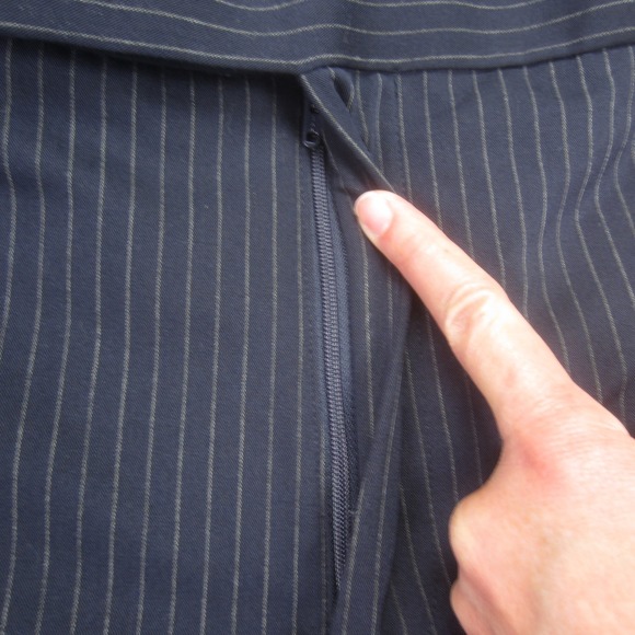 Polo Ralph Lauren Suit Mens 46Lx39W Navy Striped Modern Fit Jacket Pants 2 Piece - Picture 15 of 16